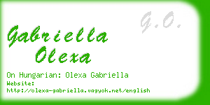 gabriella olexa business card
